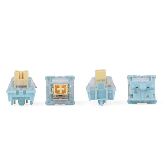 EPOMAKER Sea Salt Switch V2 shown from four angles