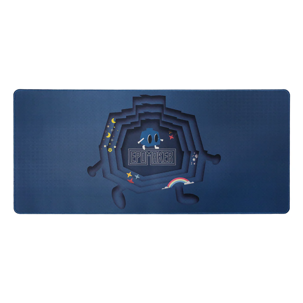 EPOMAKER Switch Odyssey Desk Mat in a full top view