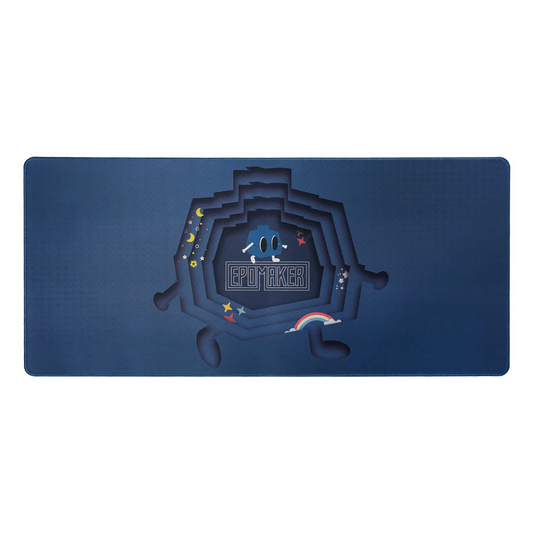 EPOMAKER Switch Odyssey Desk Mat in a full top view